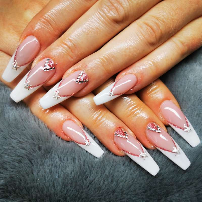 Strass sur 10 ongles